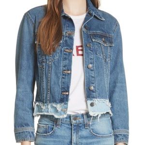 Veronica Beard Marianne two tone denim jacket